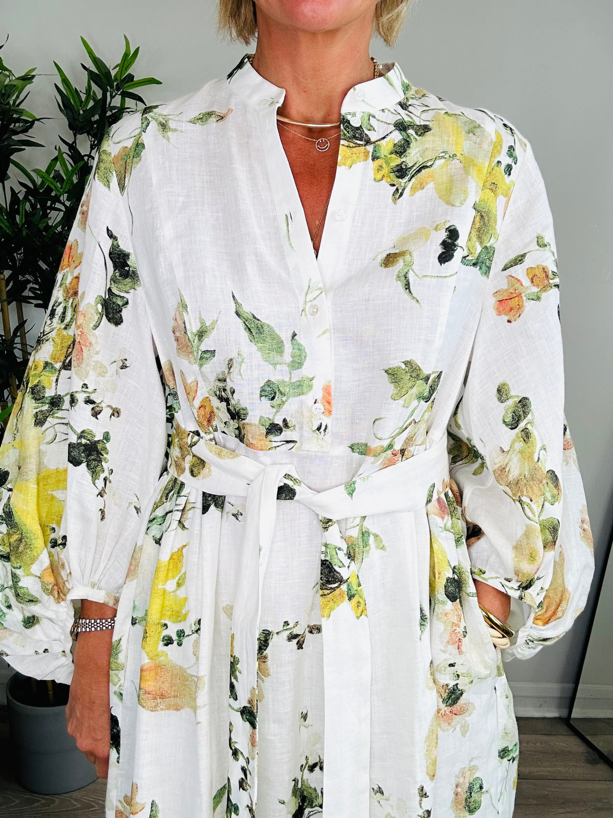 Nairne Linen Dress - Size 10