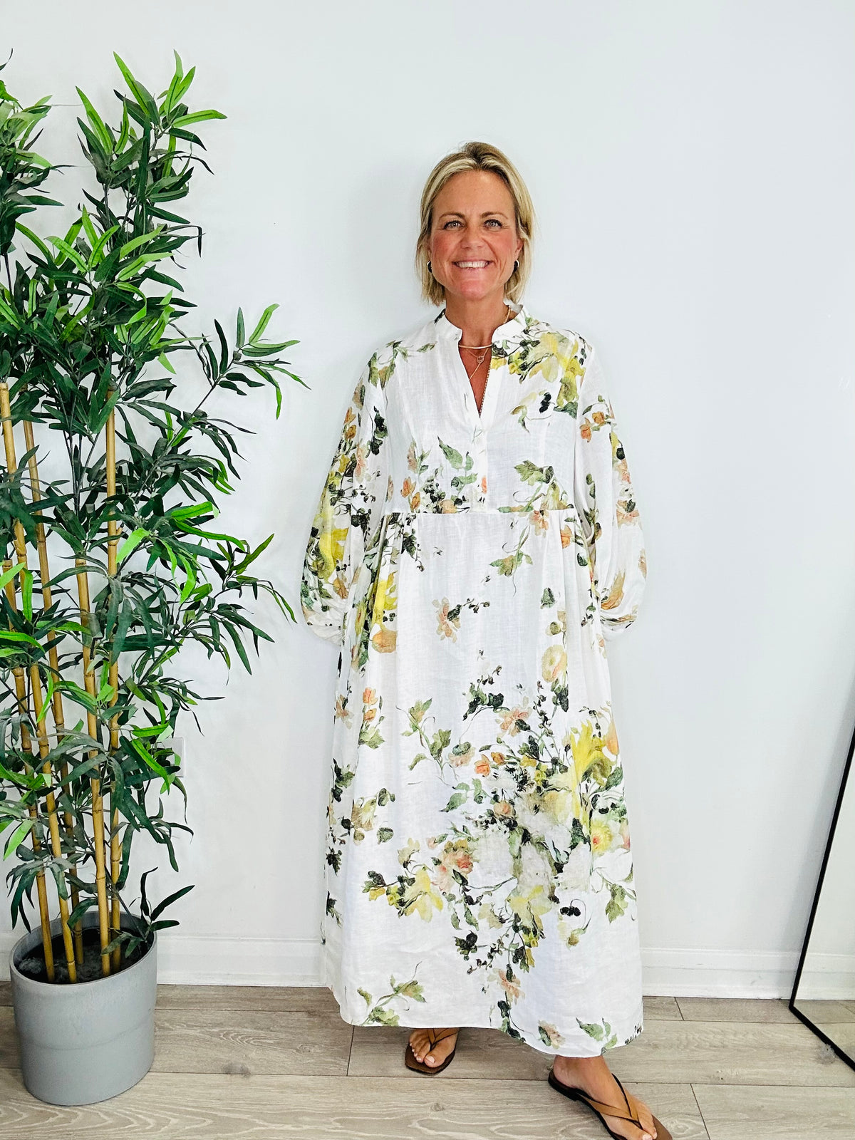 Nairne Linen Dress - Size 10