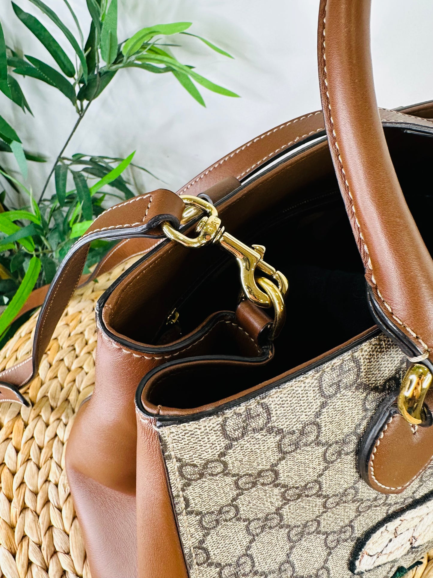 Embroidered Bee Tote