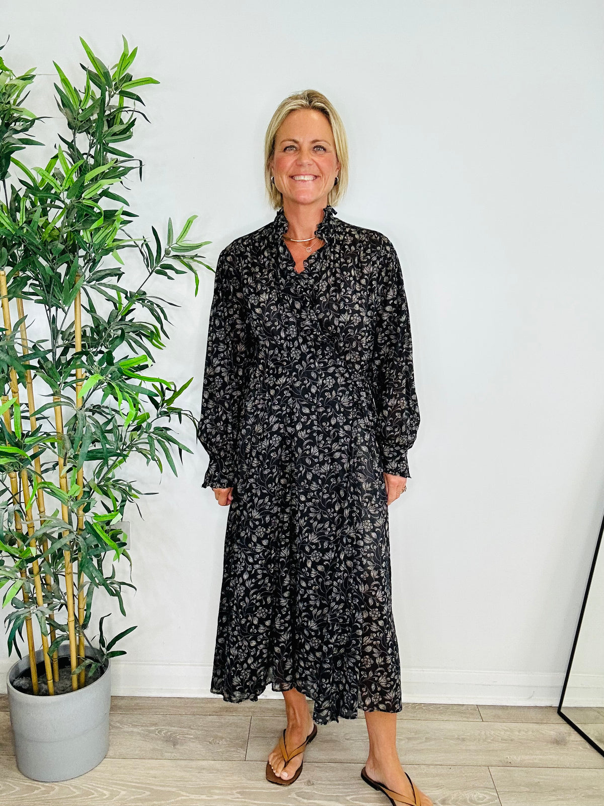 Maelys Wrap Dress - Size 34