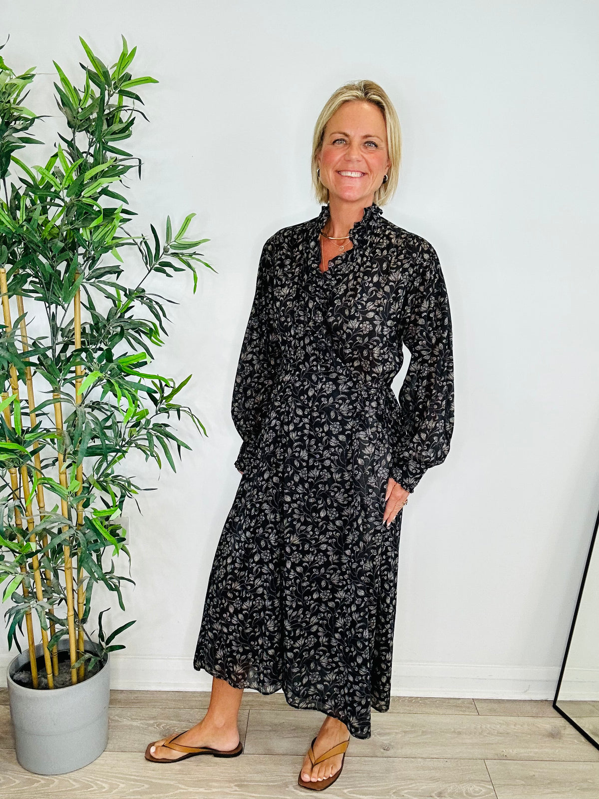 Maelys Wrap Dress - Size 34