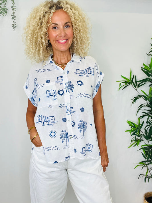 Linen Shirt - Size M