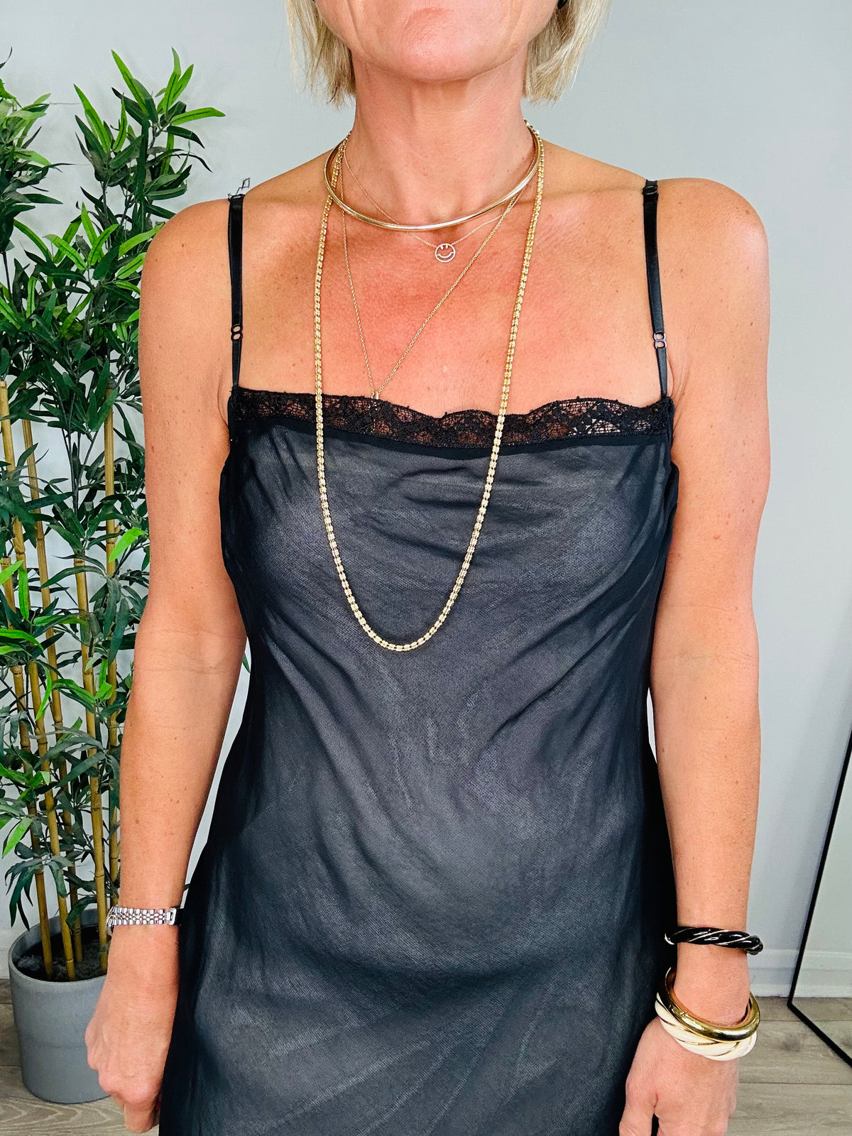 Maxi Slip Dress - Size M