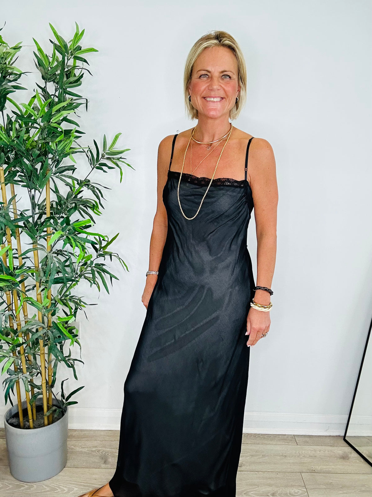 Maxi Slip Dress - Size M