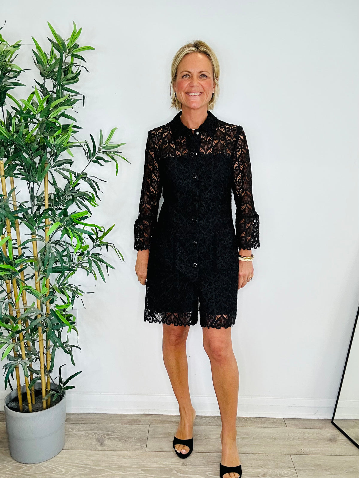 Short Lace Dress - Size 40