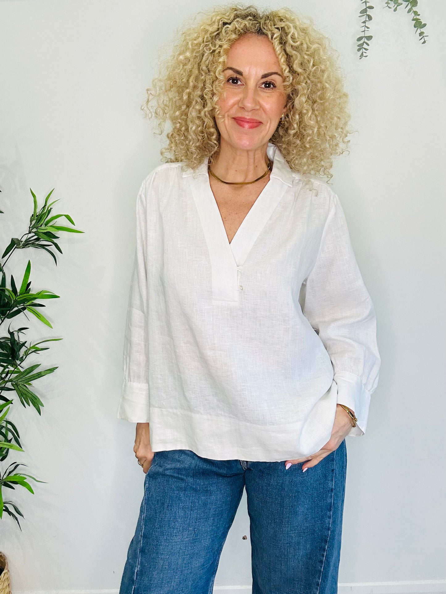 Linen Shirt - Size 4
