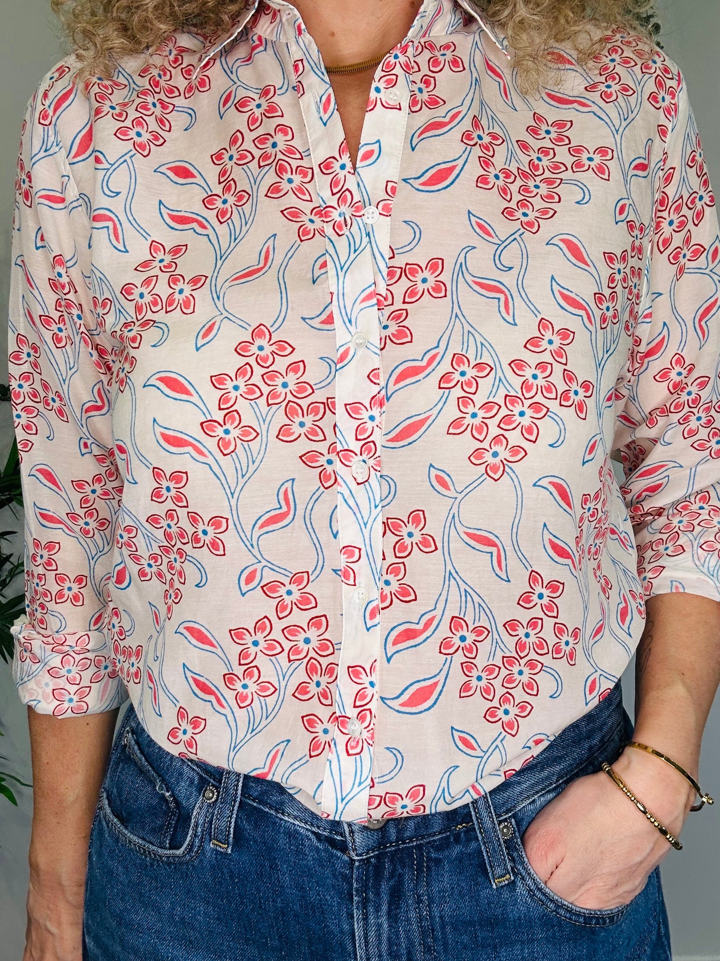 Floral Shirt - Size XS