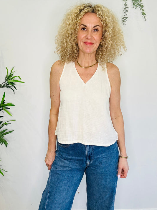 Cheesecloth Top - Size XS