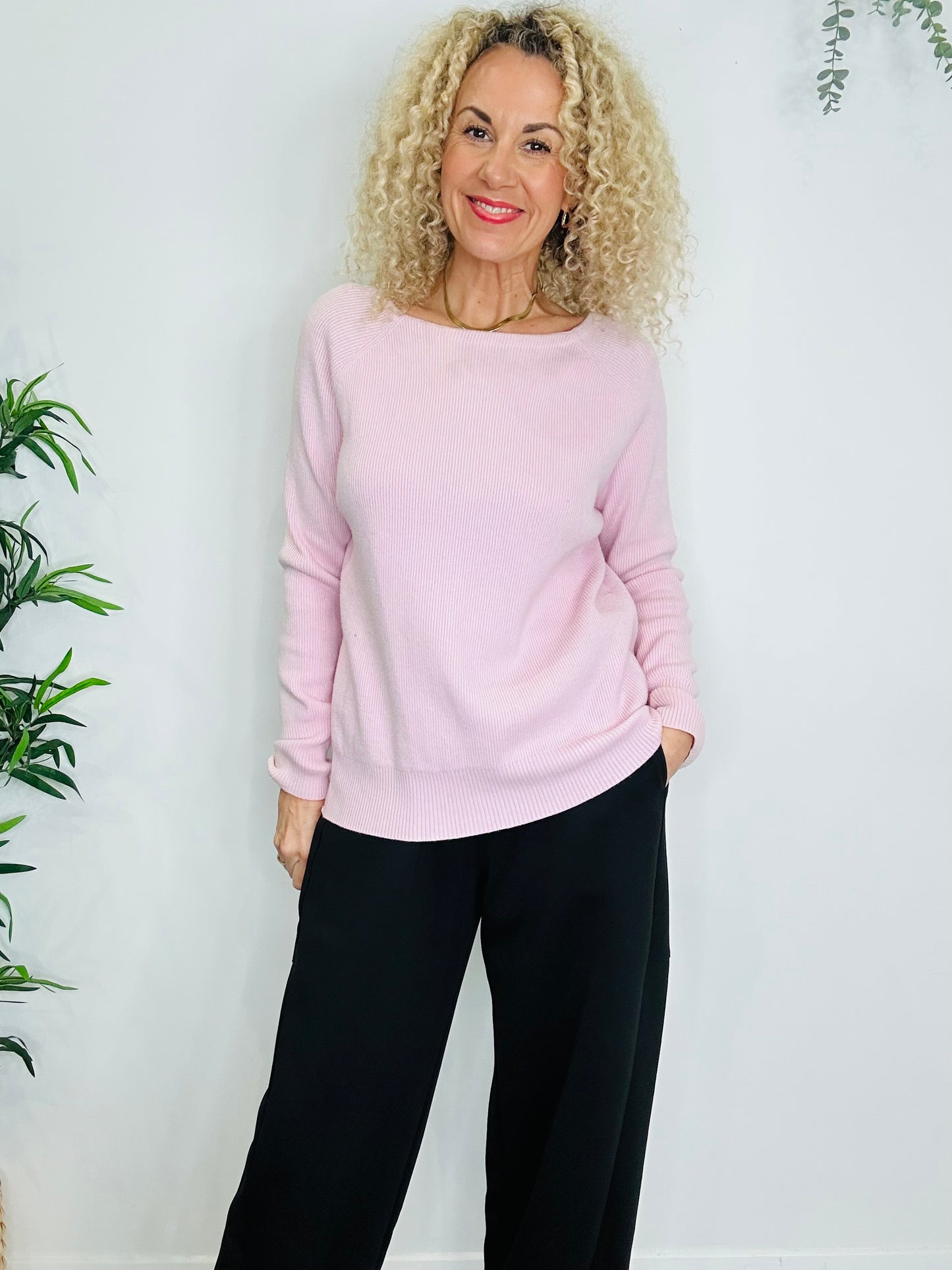 Ribbed Open Back Jumper - Size 3