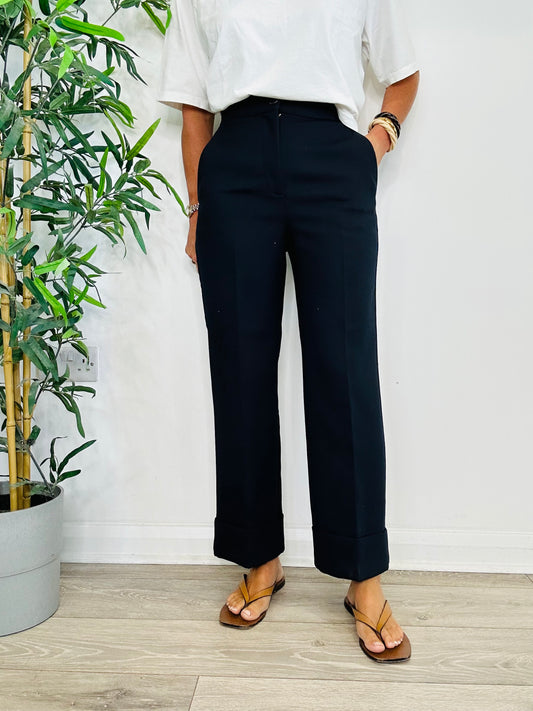Damon Wool Trousers - Size 8