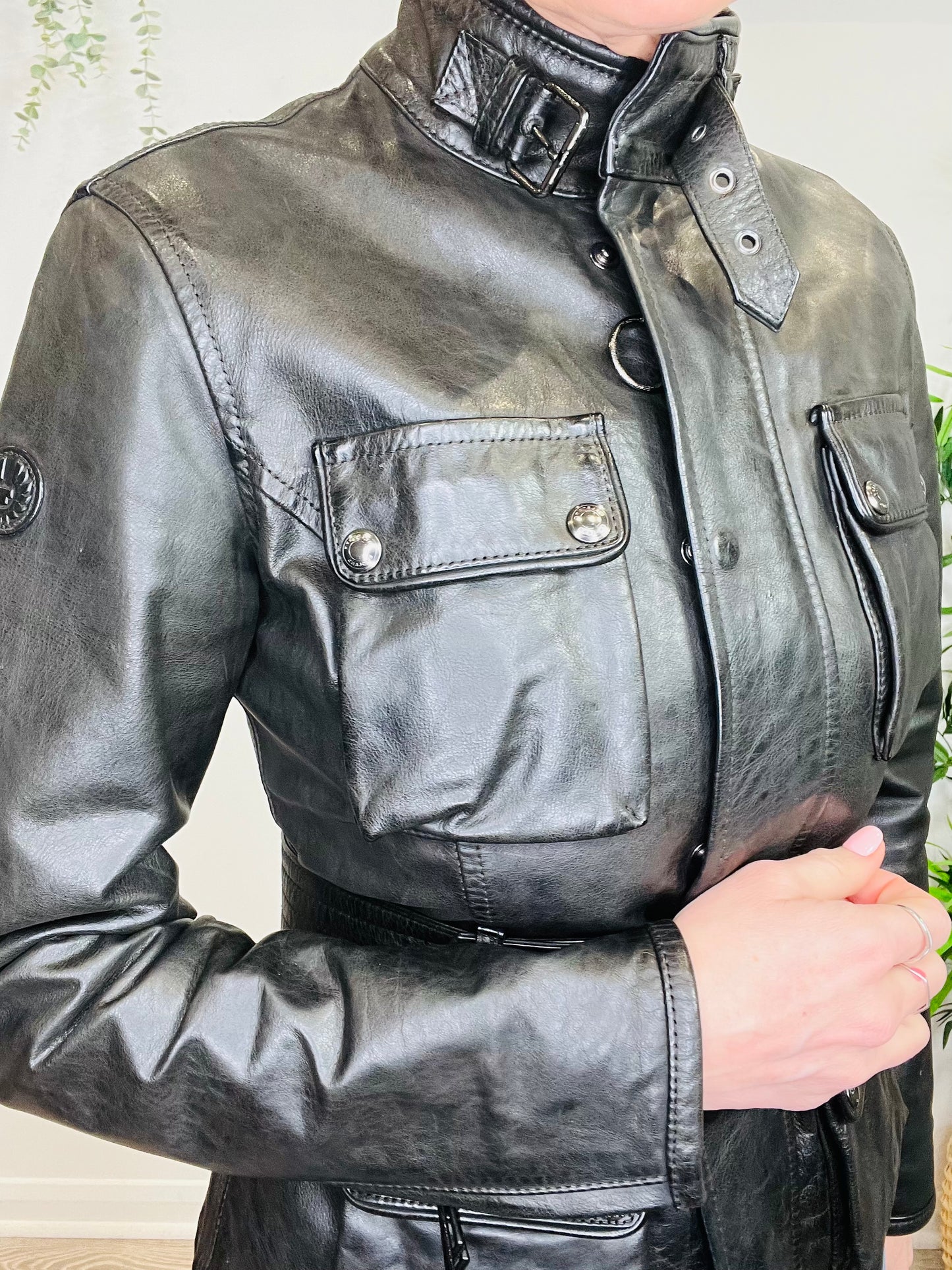 Leather Jacket - Size 40IT