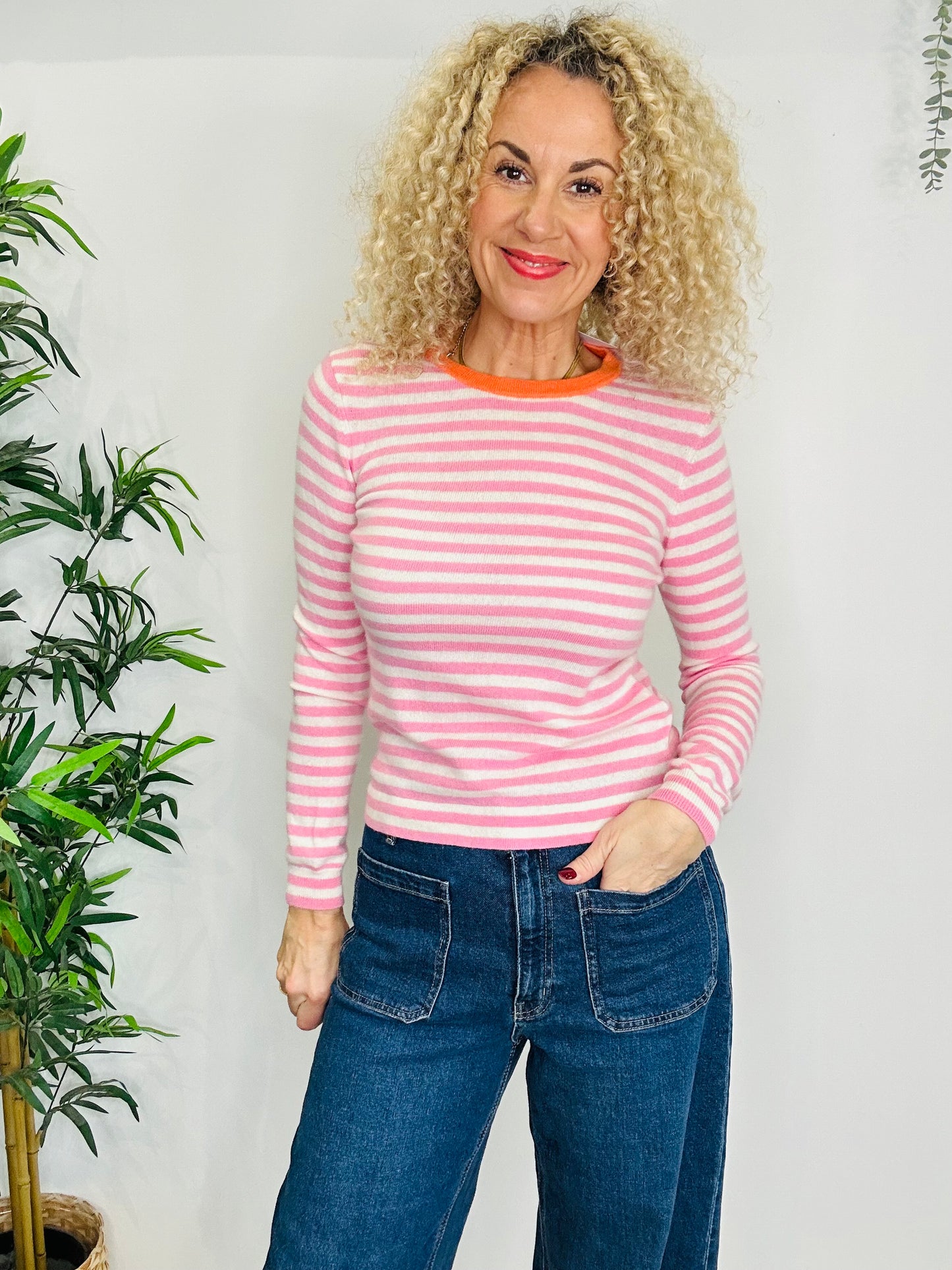 Striped Cashmere Jumper - Size 1