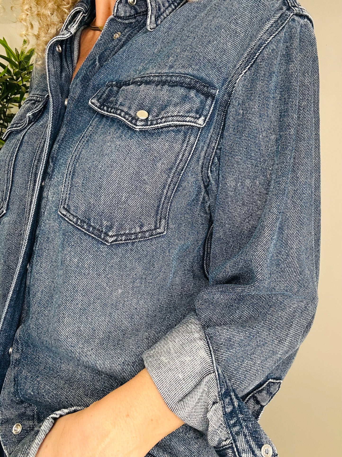 Tahis Denim Shirt - Size 38