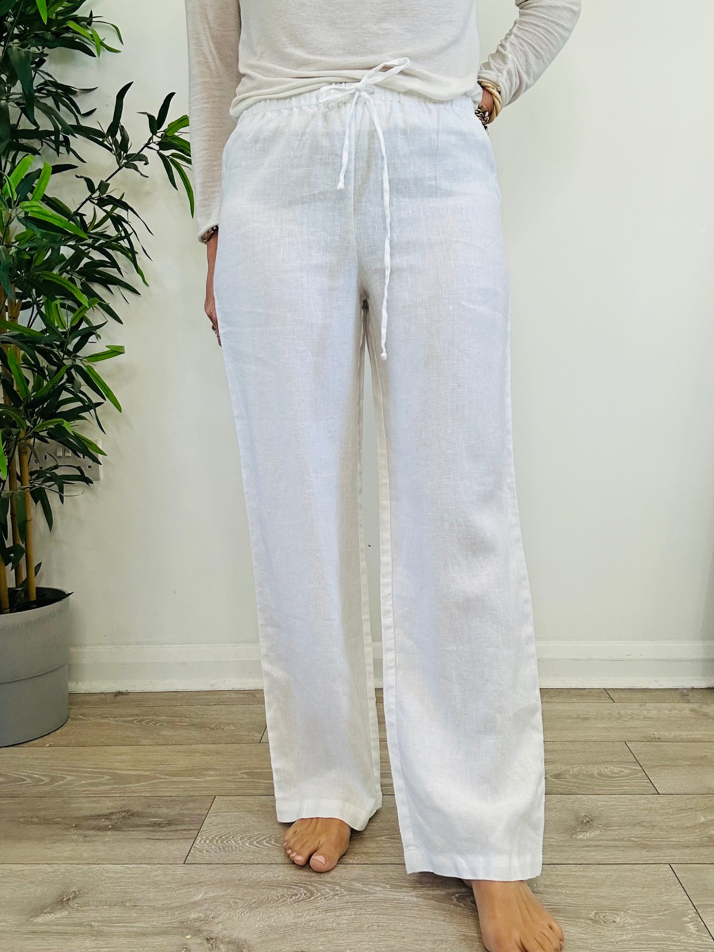 Linen Trousers - Size XS