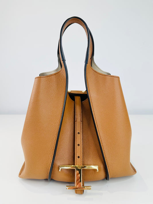 Leather Mini T Timeless Shopping Bag