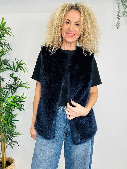 Faux Fur Gilet - O/S