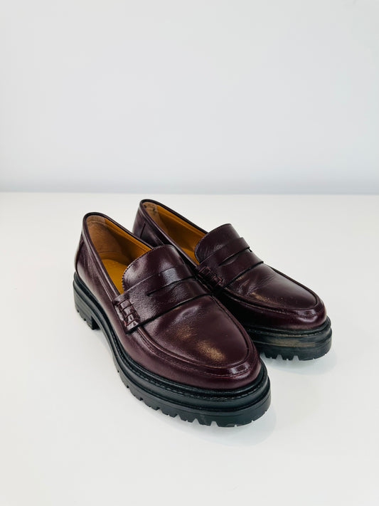 Leather Loafers - Size 36
