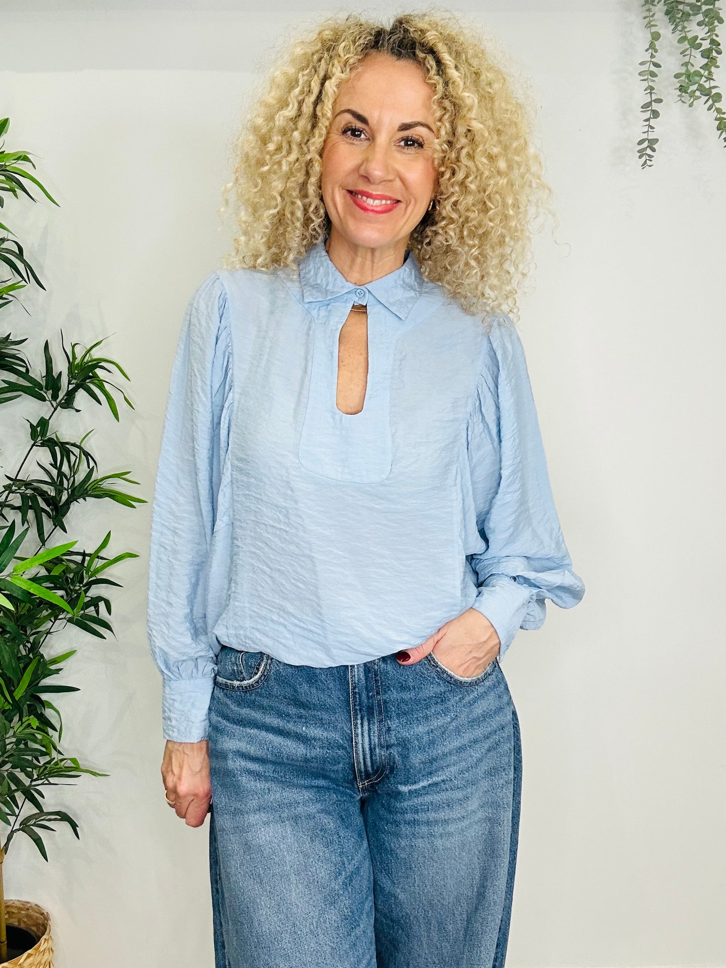 Crinkle Blouse - Size 34