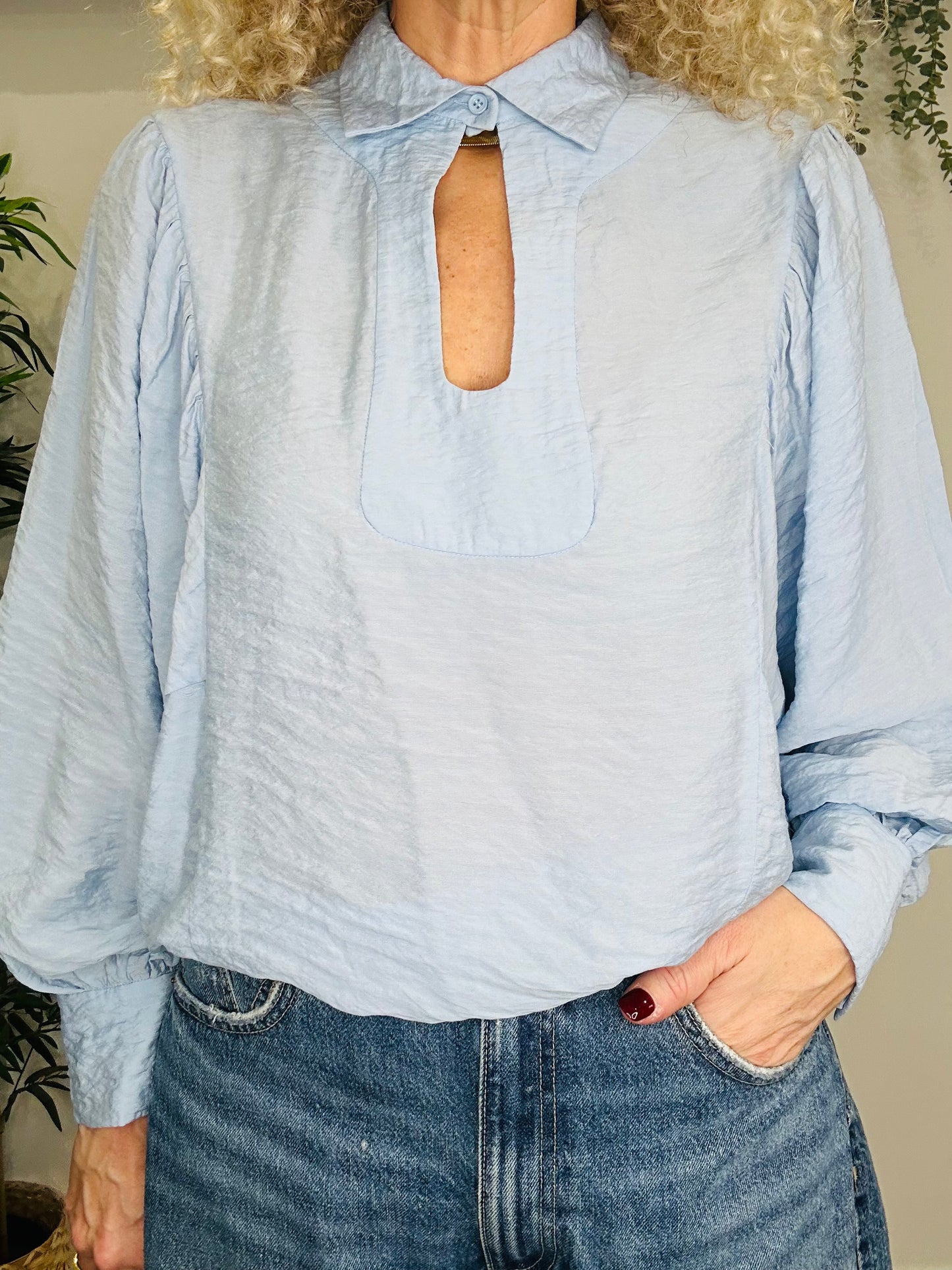 Crinkle Blouse - Size 34