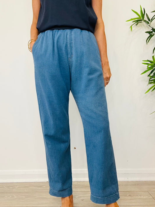 Chambray Trousers - Size 40