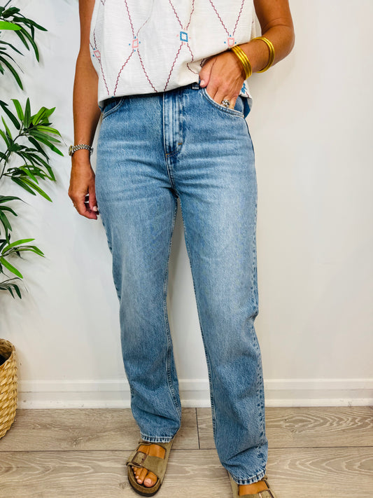 Straight Leg Jeans - Size 26