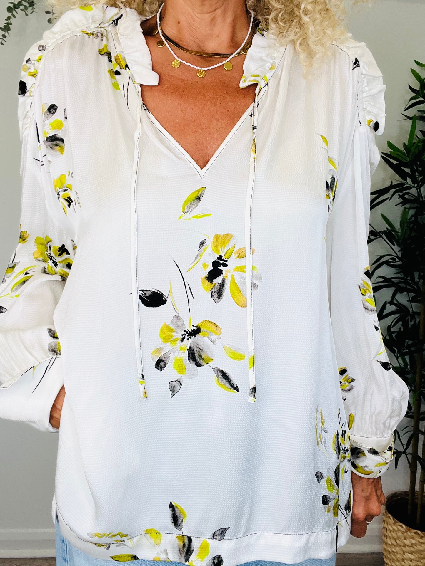 Floral Blouse - Size 36