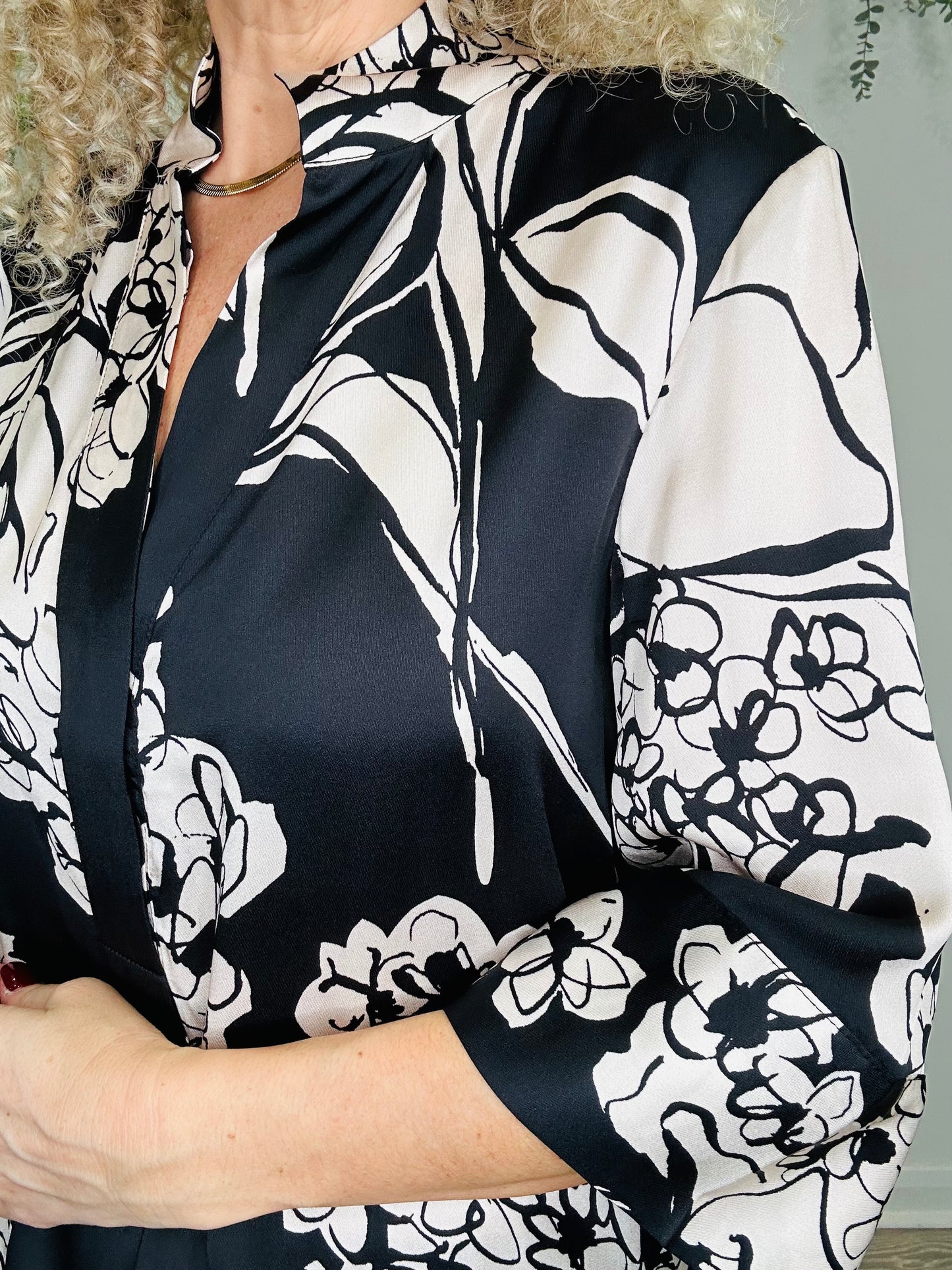 Silk Maxi Dress - Size L