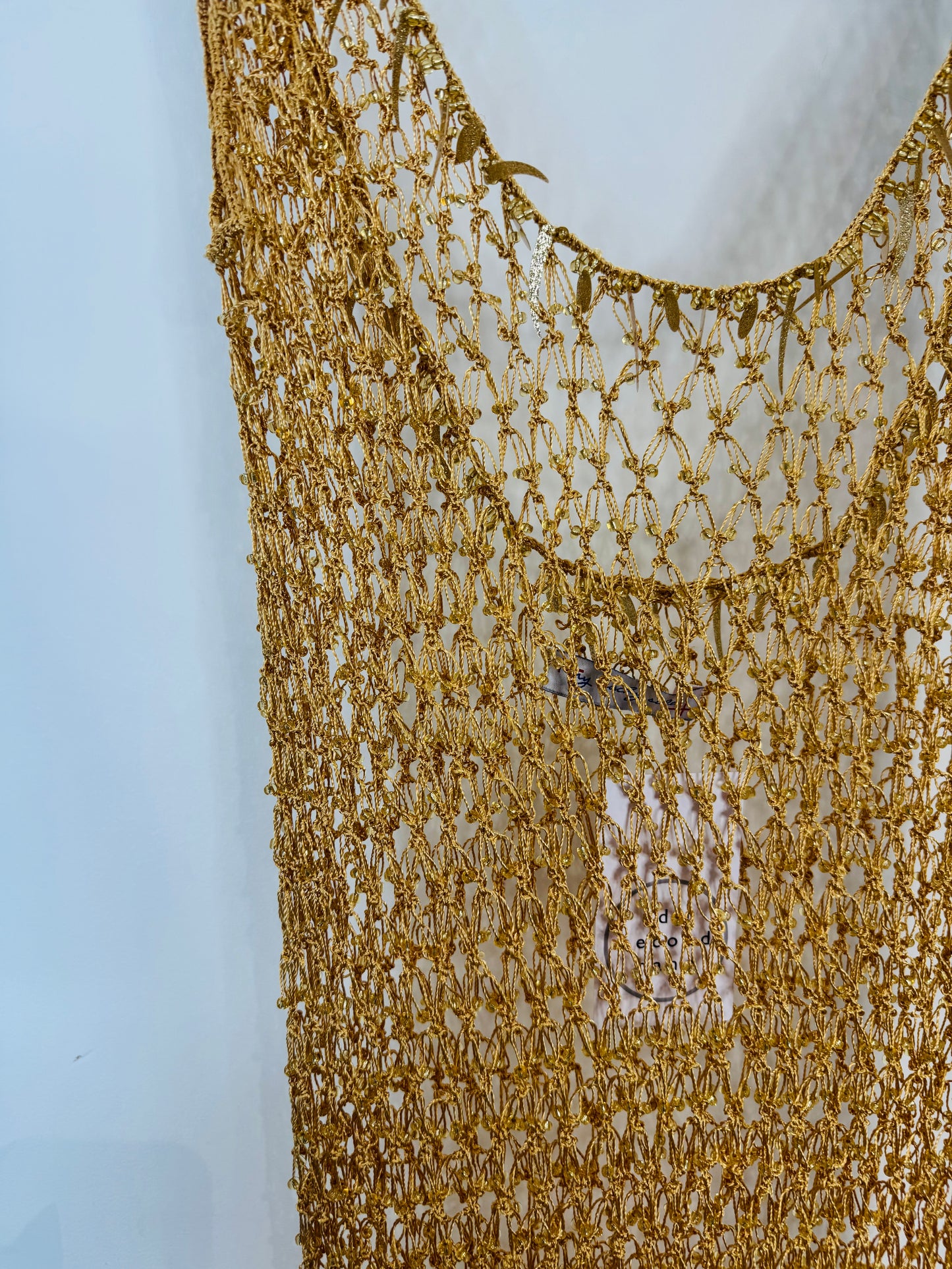 Beaded Maxi Dress - O/S