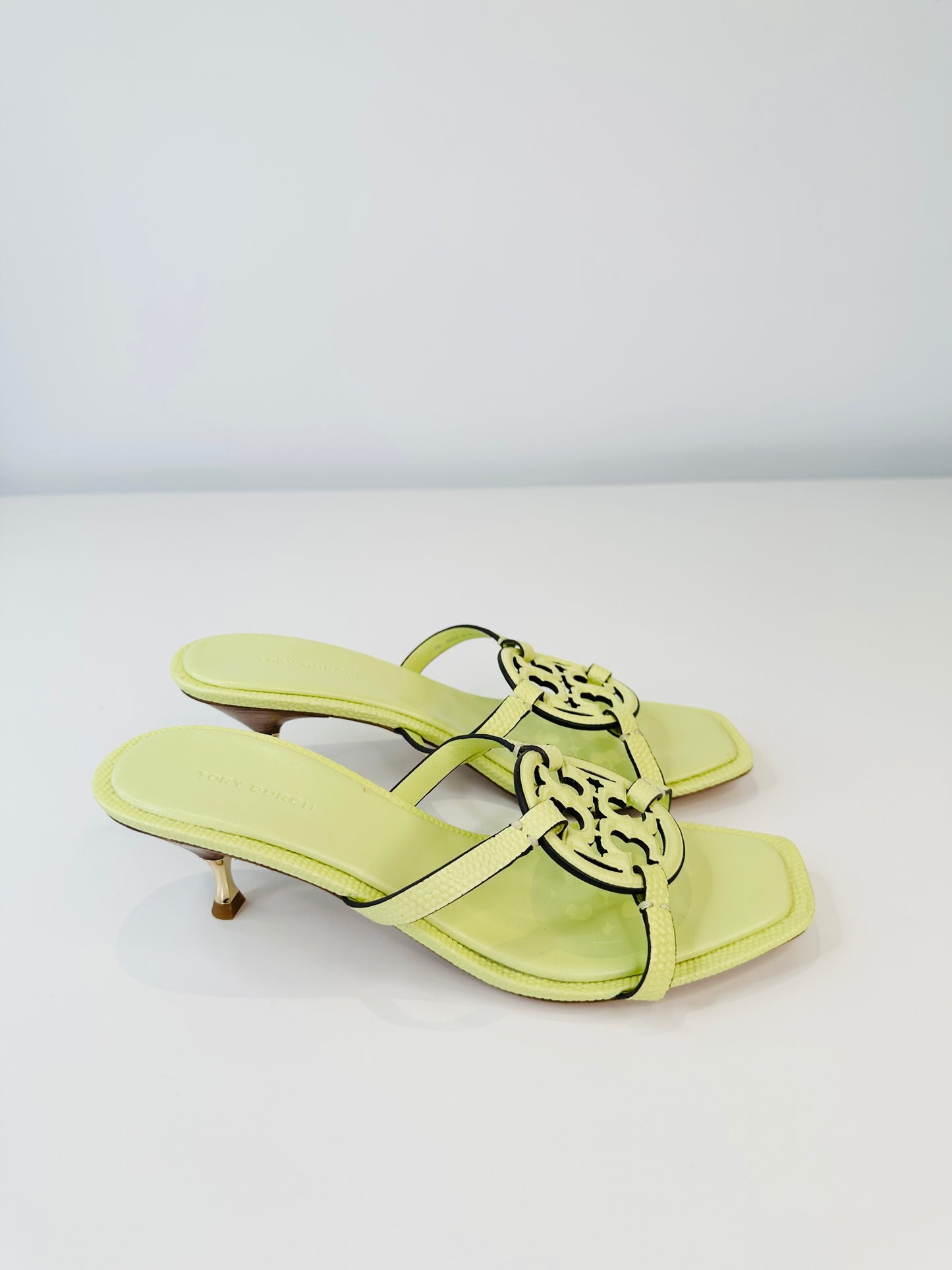 Logo Leather Sandals - Size 38