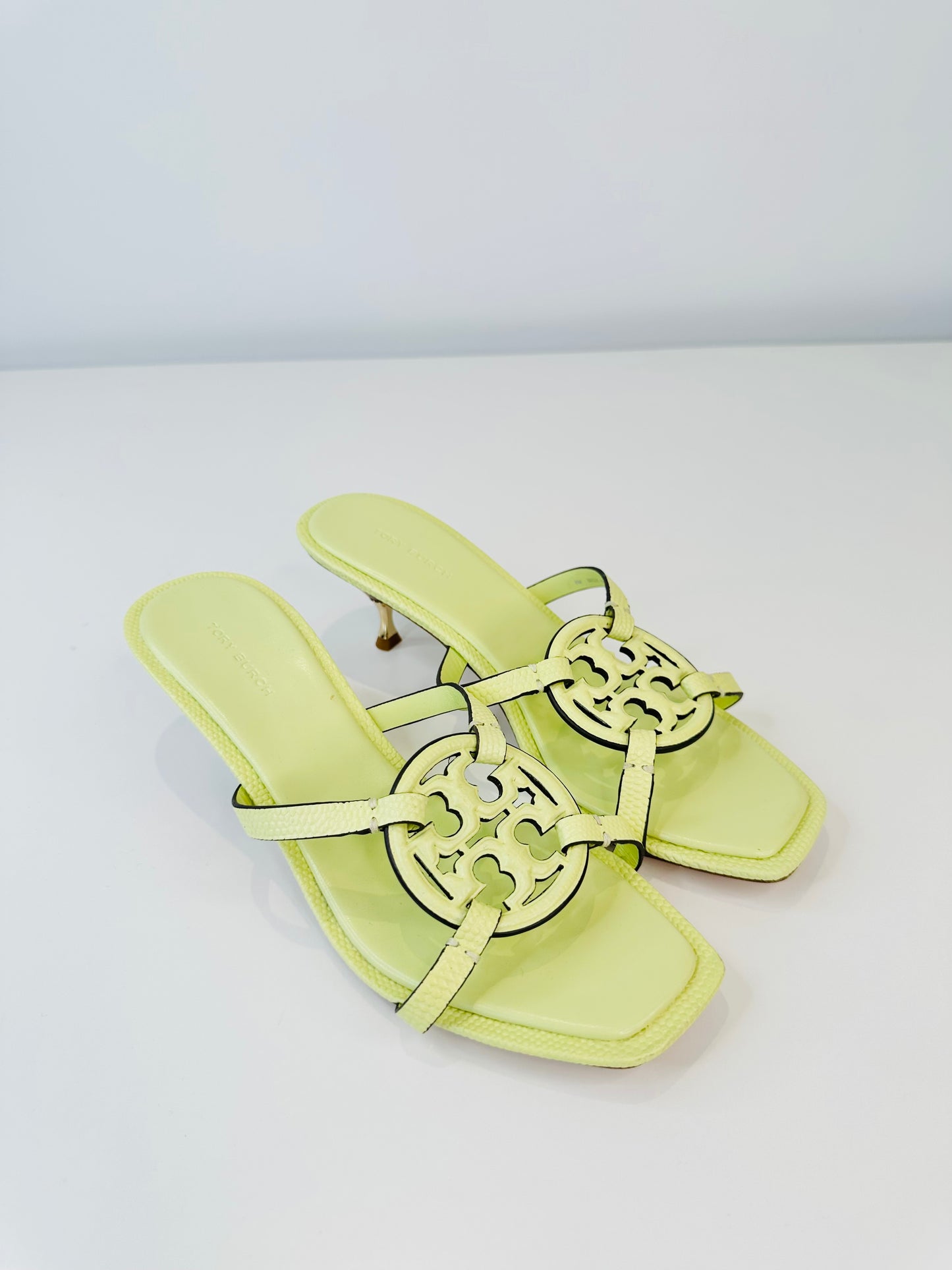 Logo Leather Sandals - Size 38