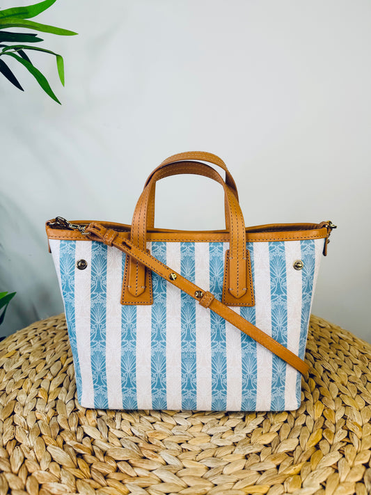 Iphis Stripe Mini Marlborough Crossbody Bag
