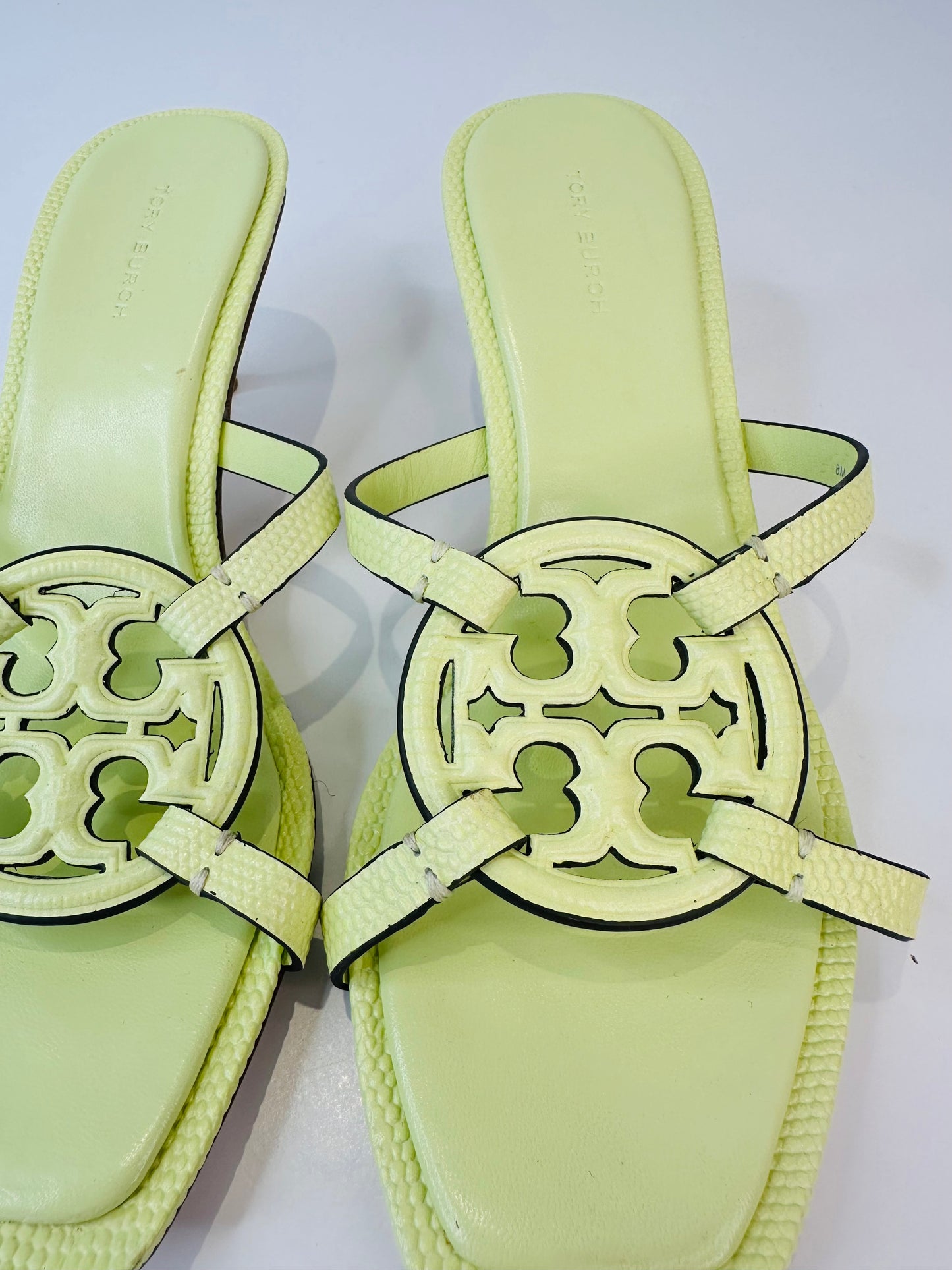 Logo Leather Sandals - Size 38