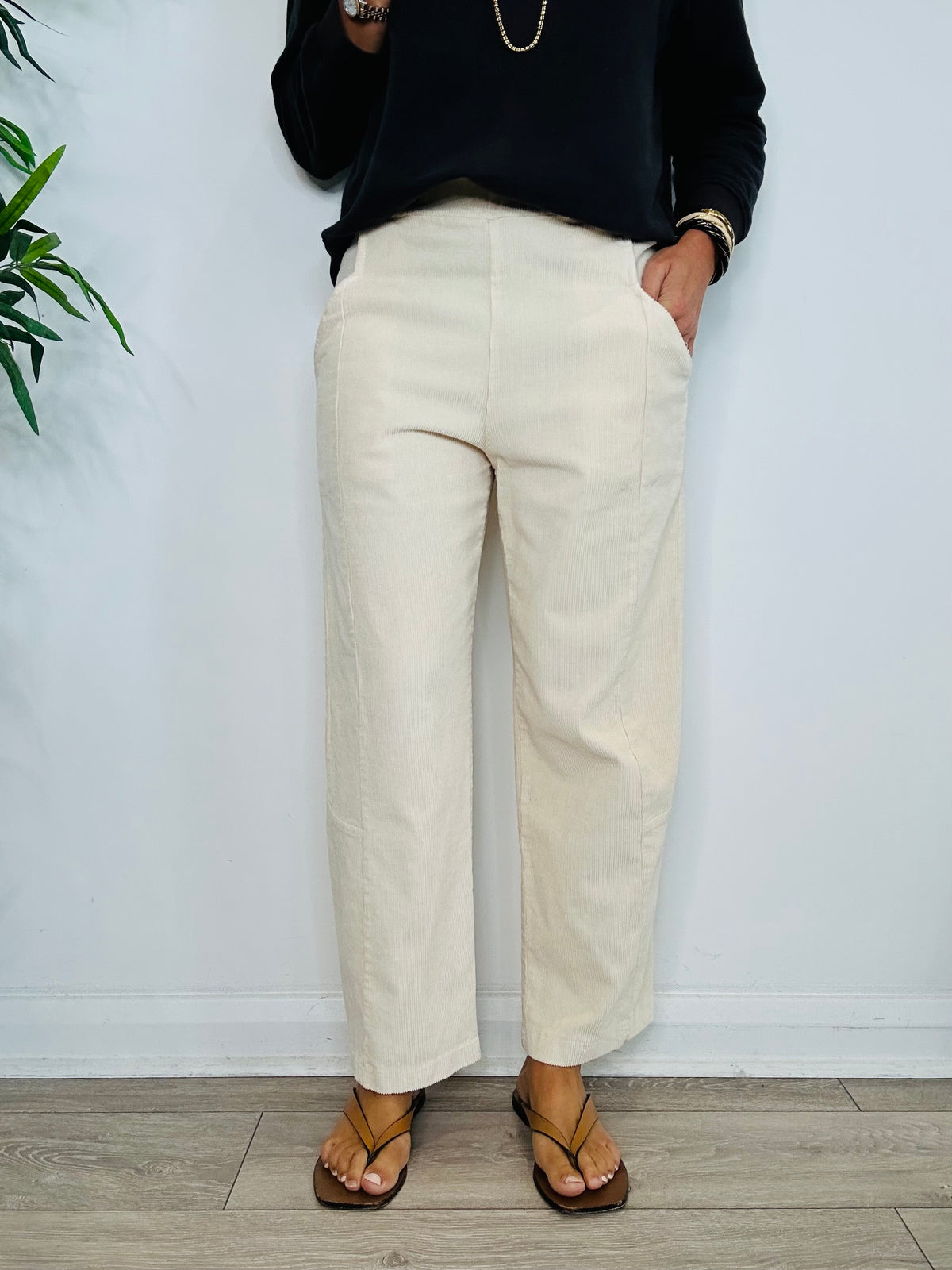 Corduroy Trousers - Size 36