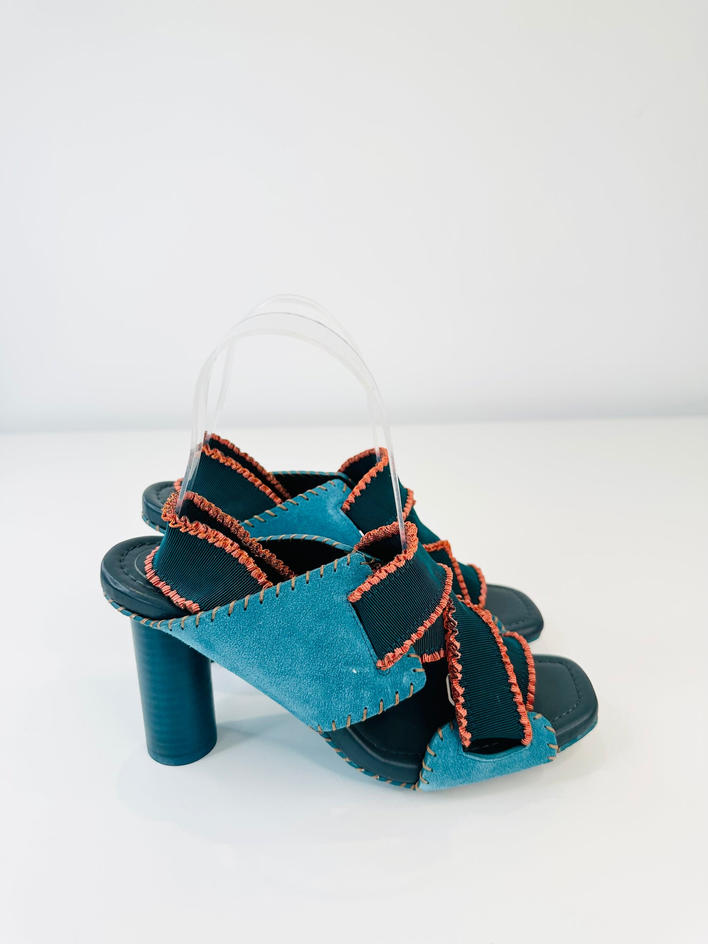 Suede Sandals - Size 37
