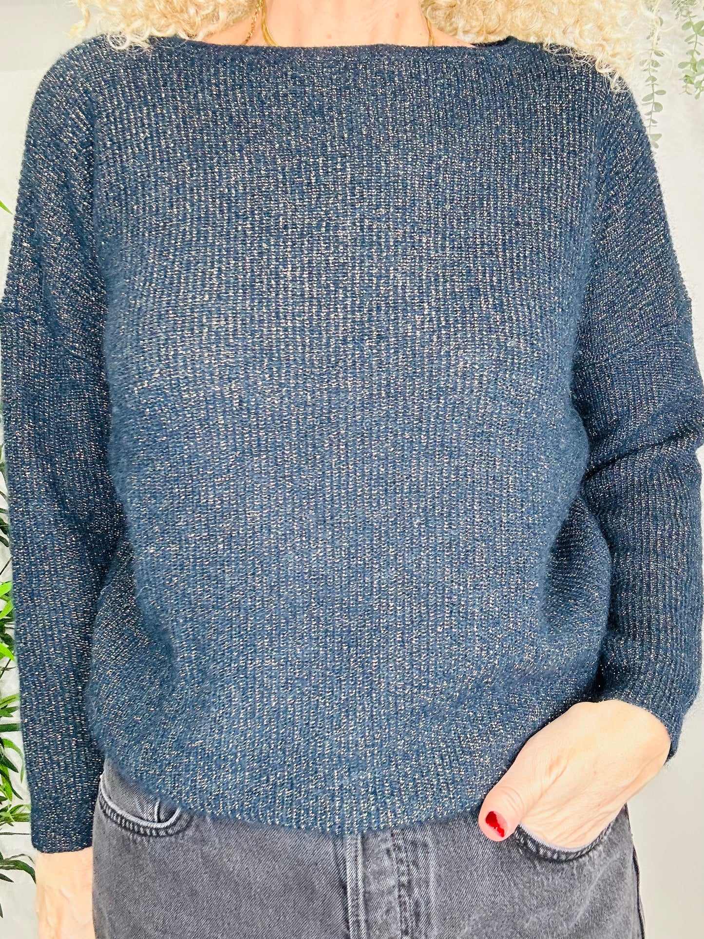 Sparkly Knitted Jumper - Size 0