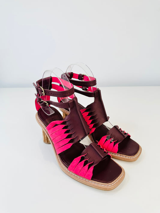 Leather Sandals - Size 37