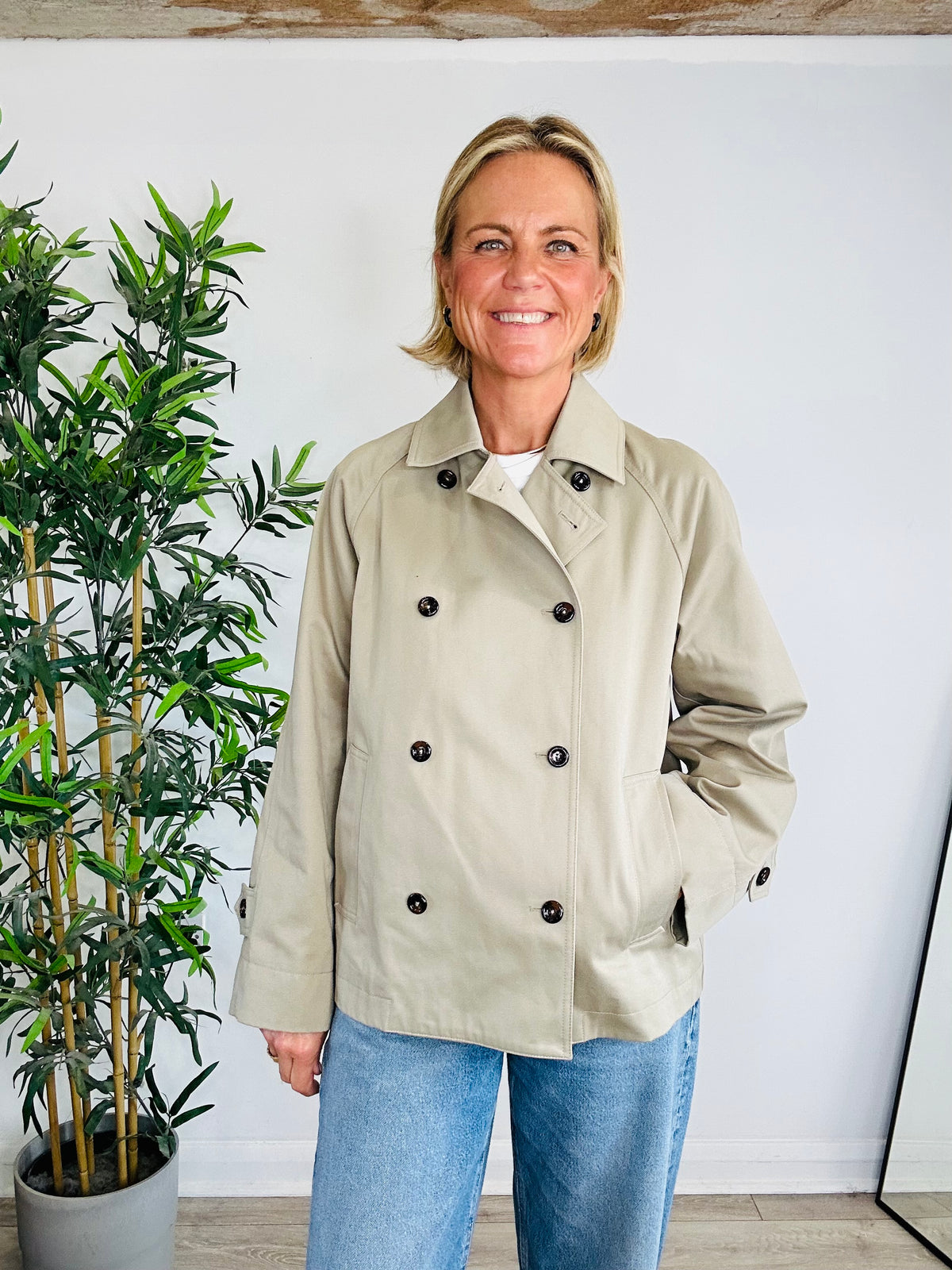 Short Trench Jacket - Size S