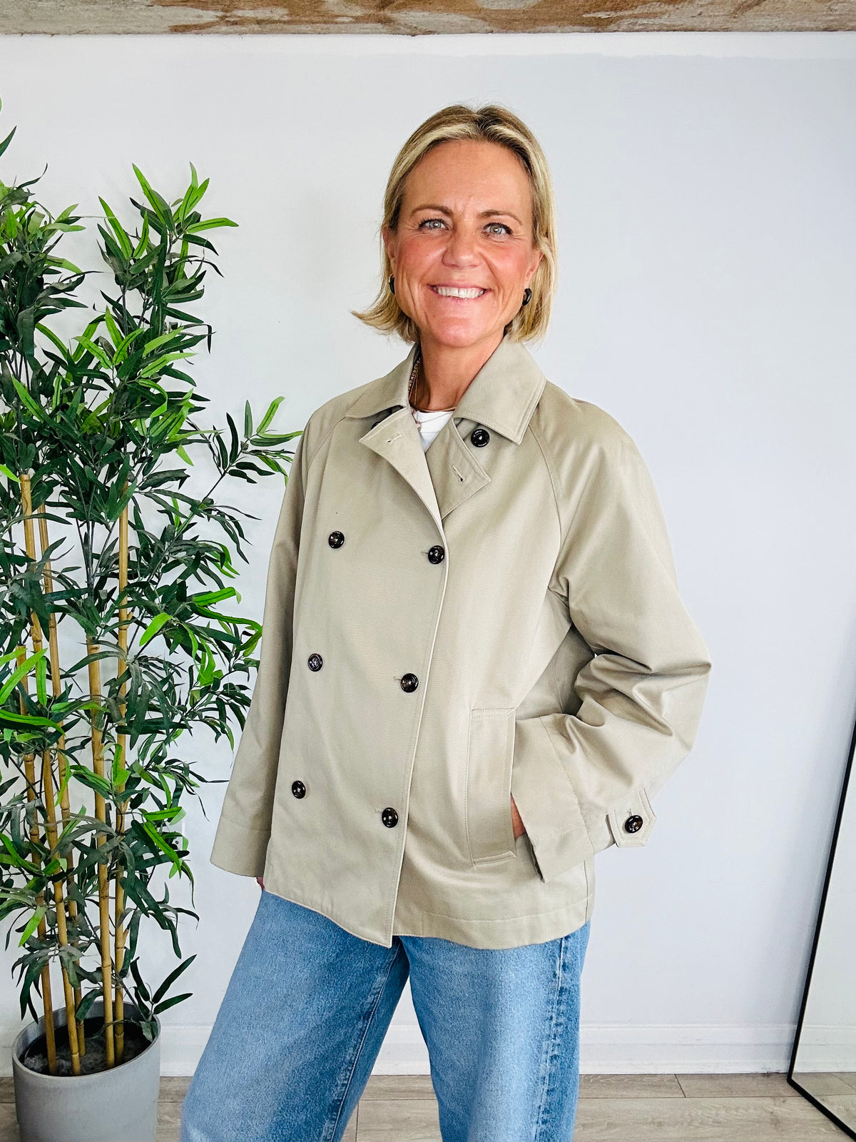 Short Trench Jacket - Size S