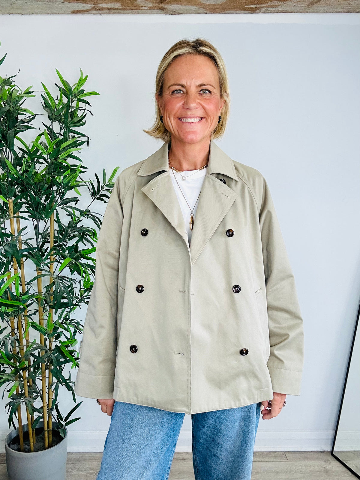 Short Trench Jacket - Size S