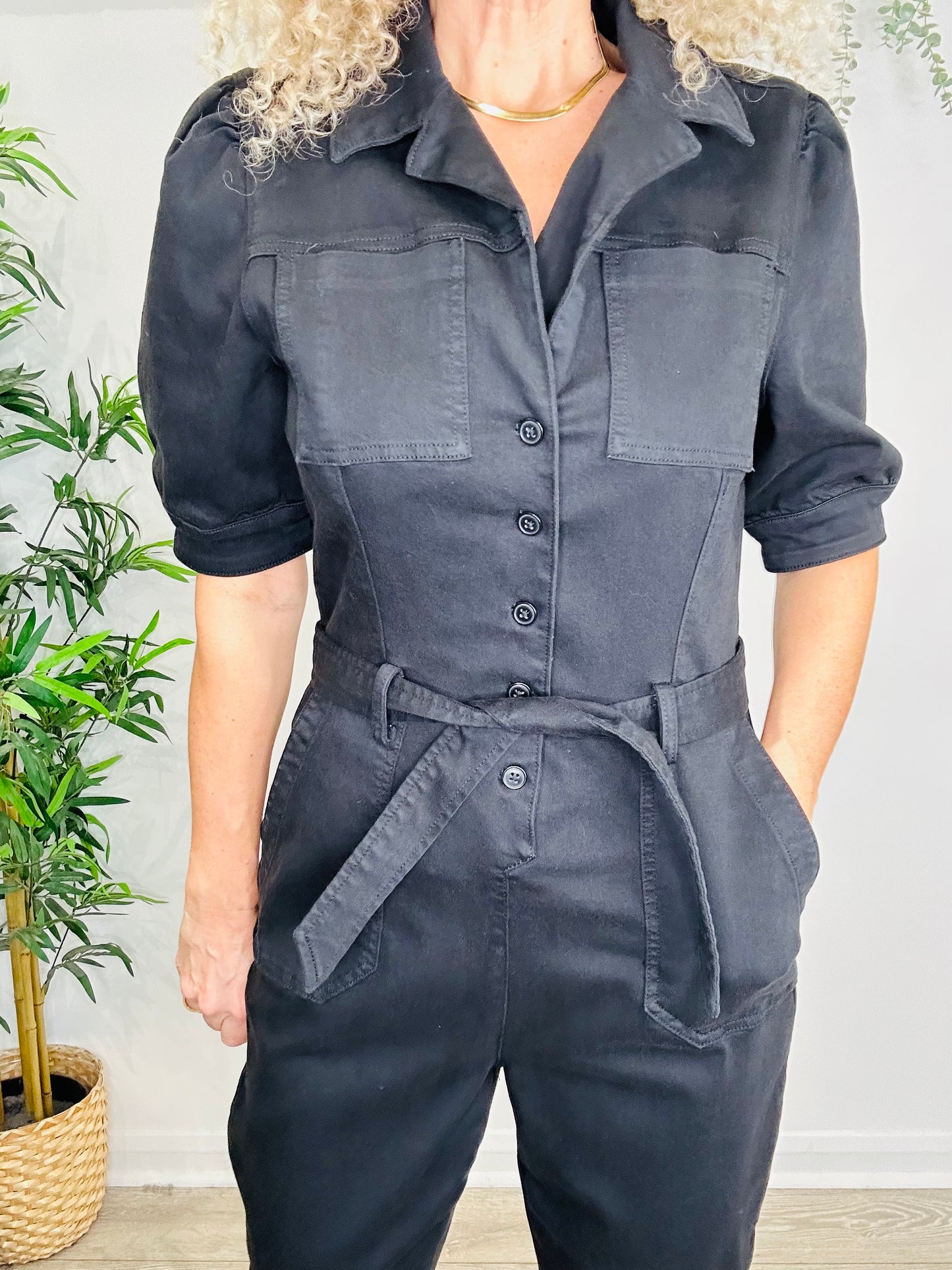 Denim Jumpsuit - Size 12