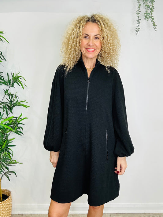 Jacquard Swing Dress - Size 12