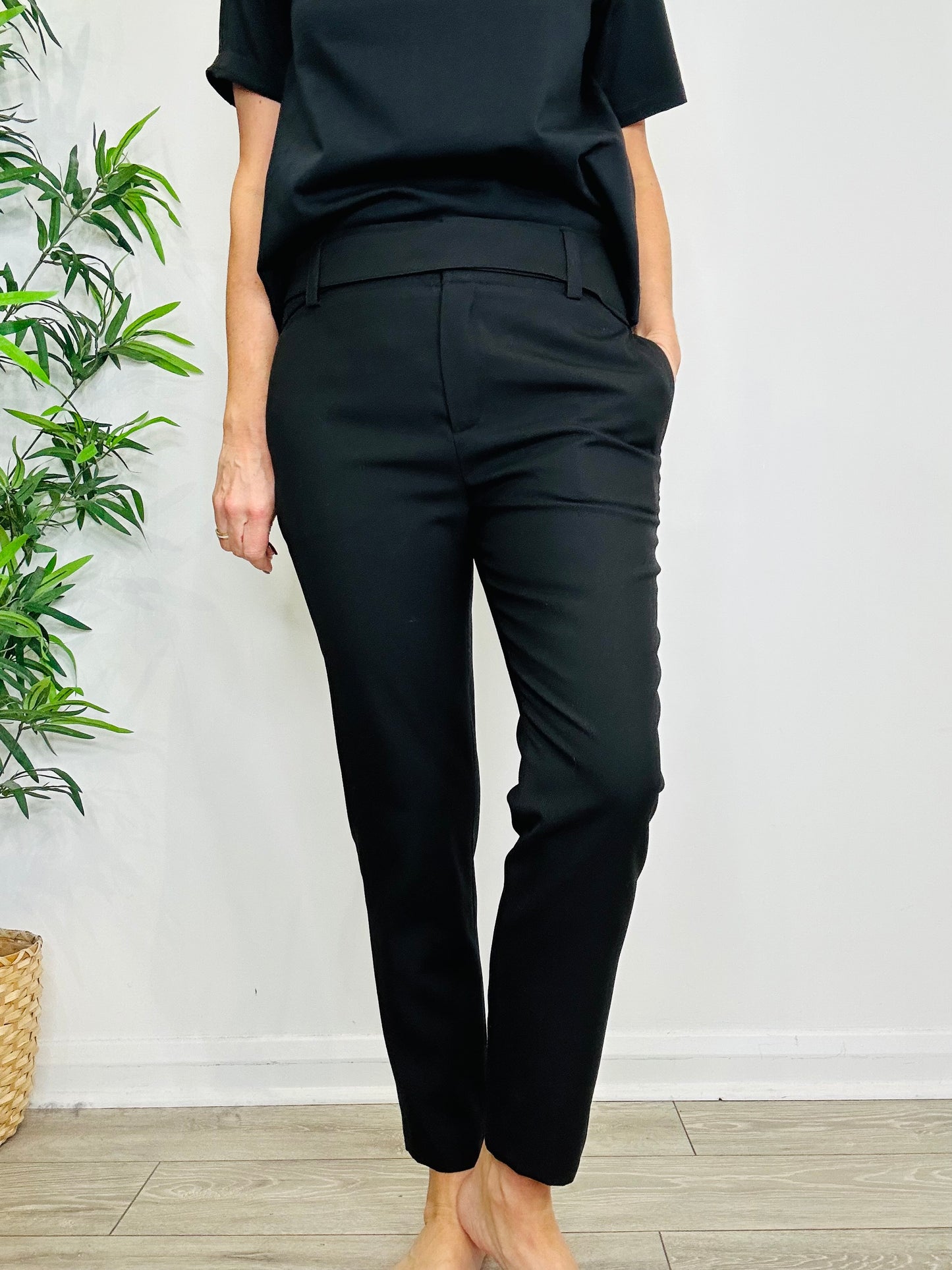 Cigarette Leg Trousers - Size 42IT