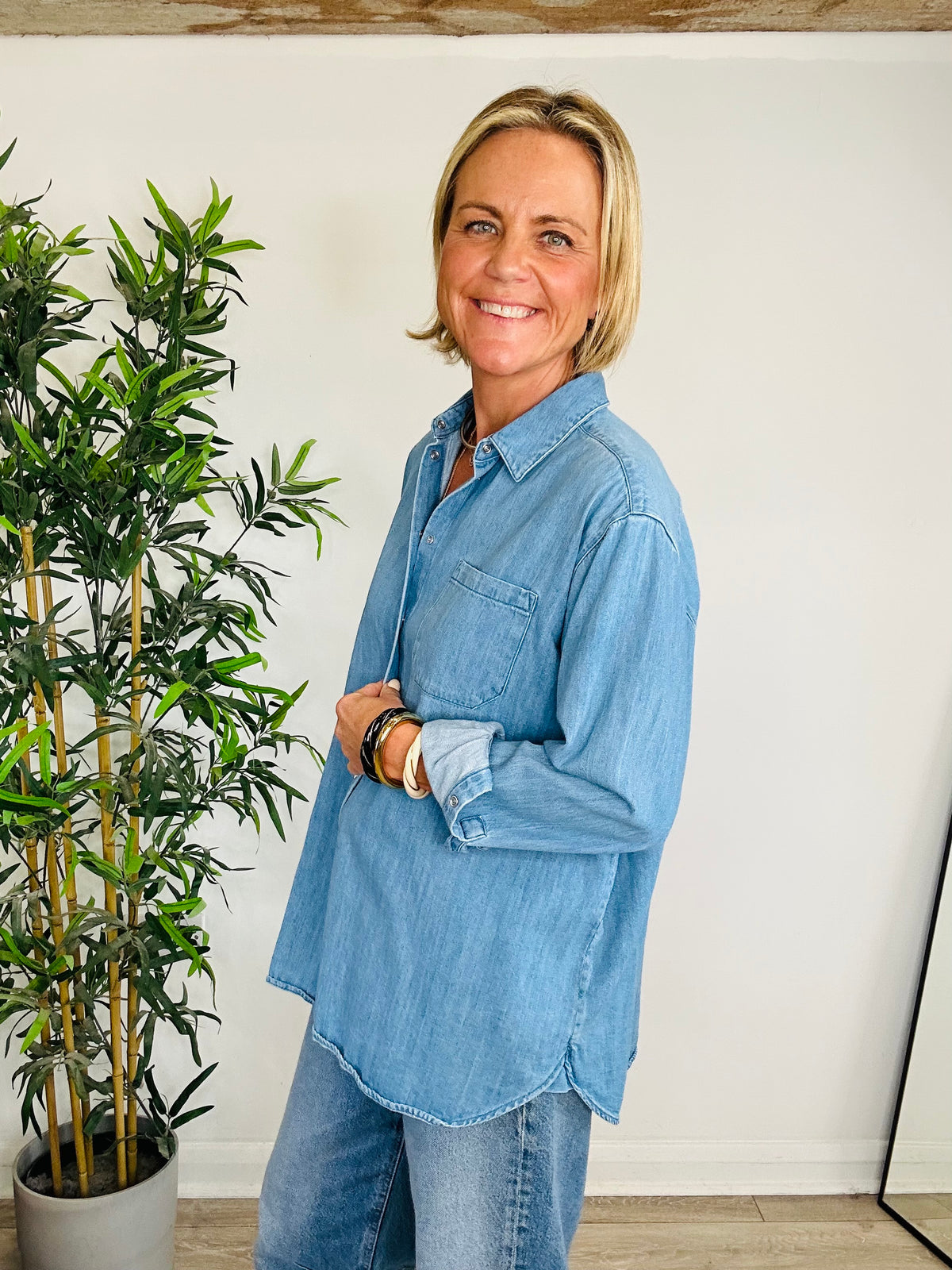 Denim Shirt - Size 40