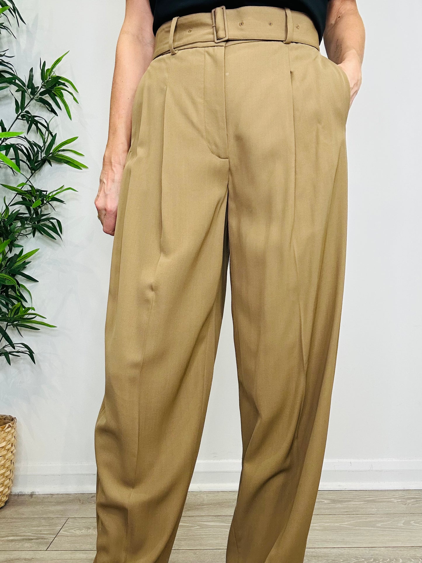 Belted Trousers - Size 40