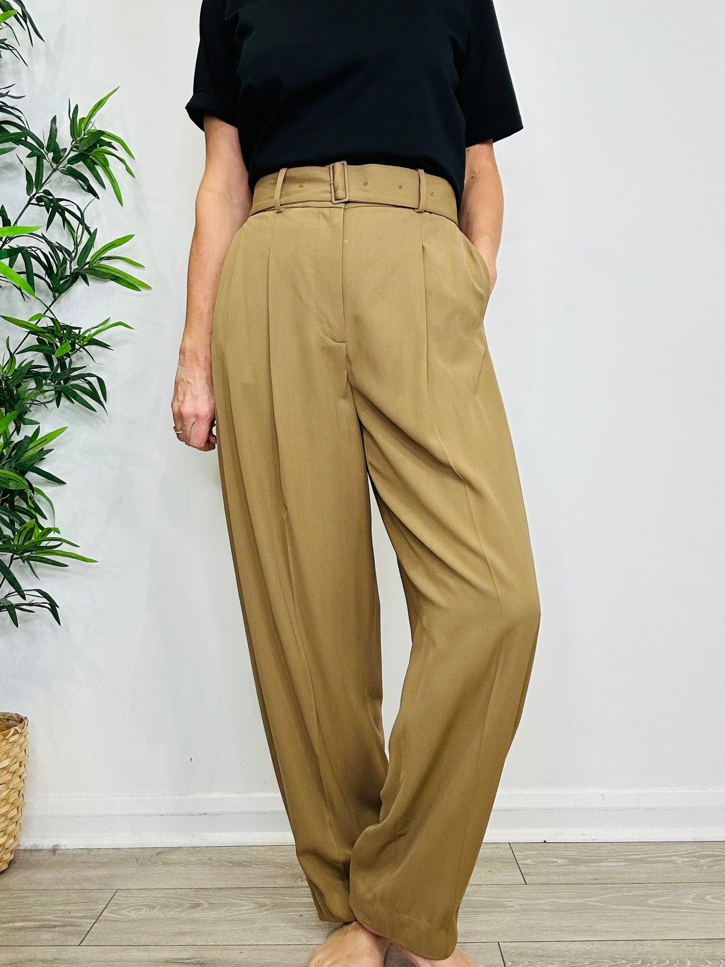 Belted Trousers - Size 40