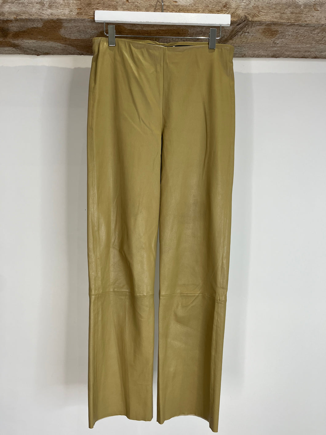 Leather Trousers - Size 38