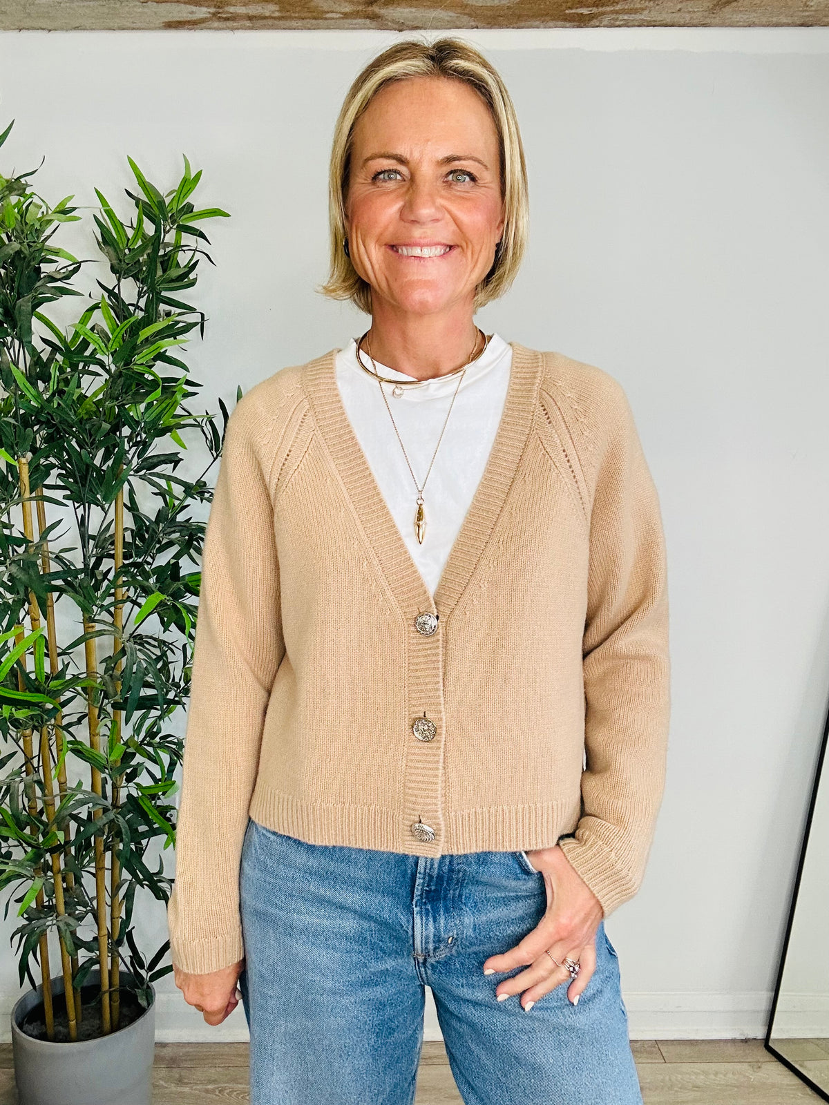 Carila Cashmere Cardigan - Size 1