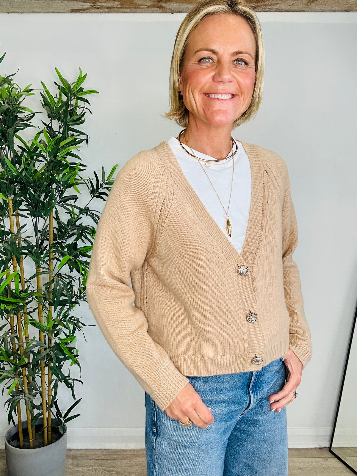 Carila Cashmere Cardigan - Size 1