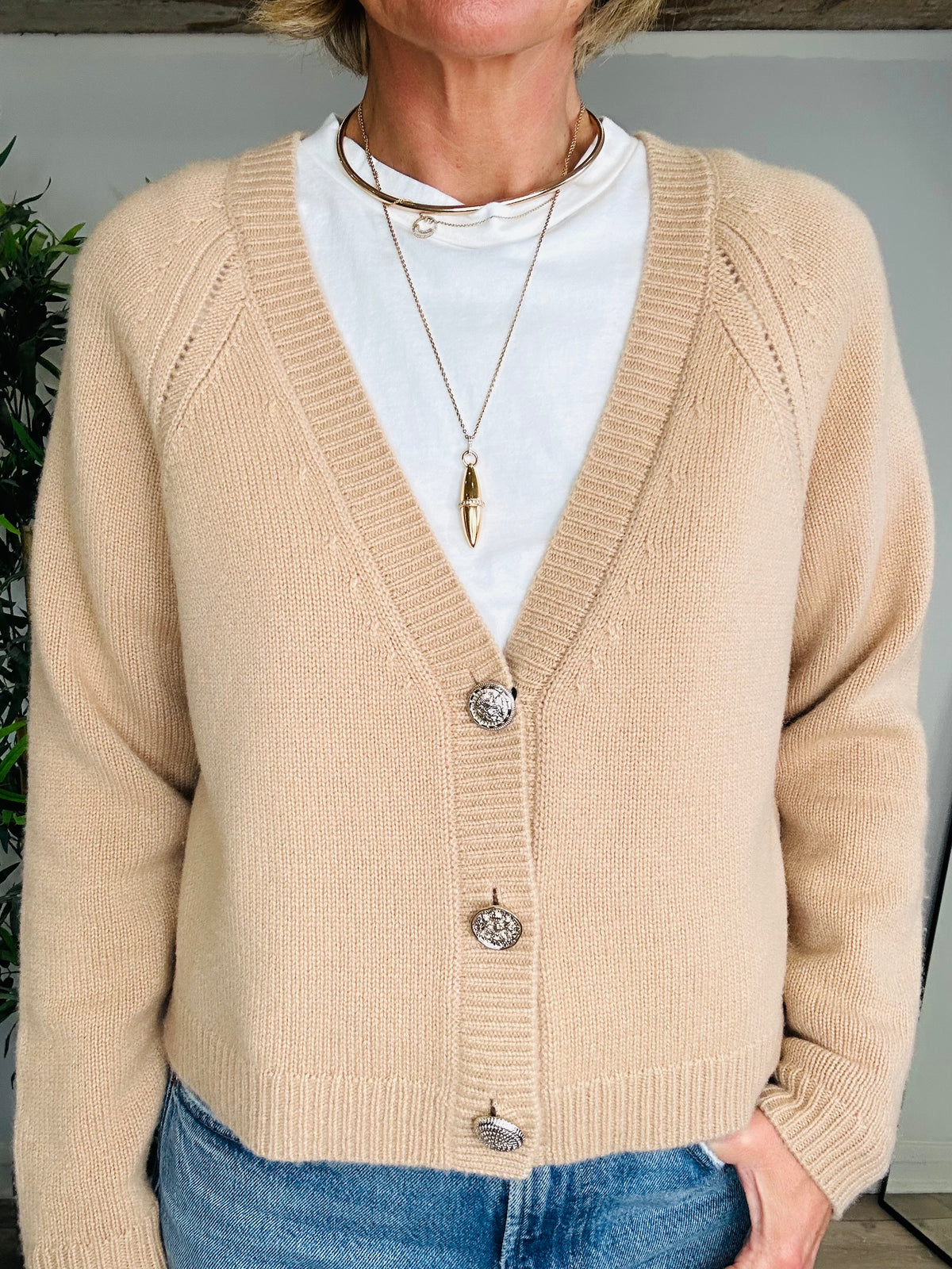 Carila Cashmere Cardigan - Size 1