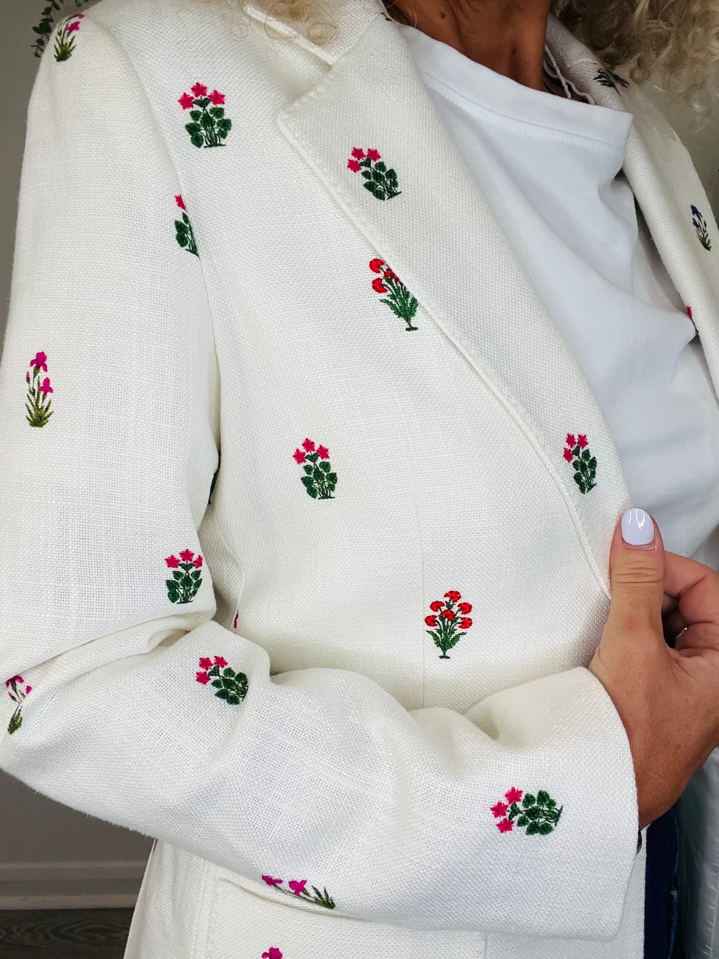 Floral Blazer - Size 40